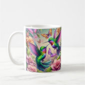 Mug Deux colibris et fleurs (Gauche)