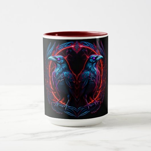 Mug Deux Corbeaux de Feu (Centre)
