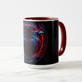 Mug Deux Corbeaux de Feu (Devant droit)