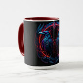 Mug Deux Corbeaux de Feu (Devant gauche)