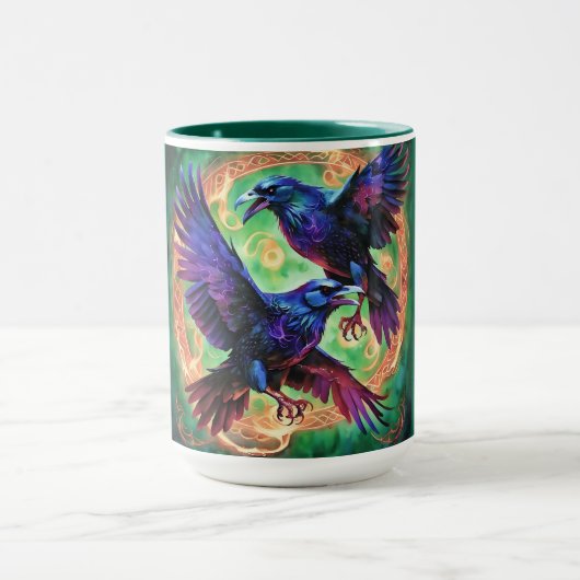 Mug Deux Corbeaux de Feu (Centre)