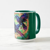 Mug Deux Corbeaux de Feu (Devant droit)