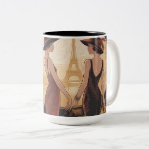 Mug deux couleurs Metropolitan Art Nouveau