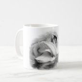 Mug Deux cygnes (Devant gauche)