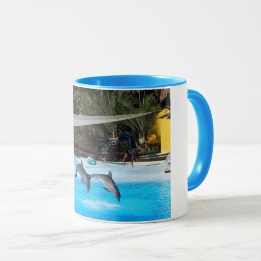 Mug Deux dauphins (Devant droit)