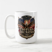 Mug Deux Drapeaux pour le 250e Anniversaire de la Libe (Gauche)