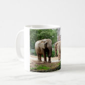Mug Deux éléphants africains (Devant gauche)