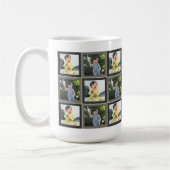 Mug Deux enfants Motif Patchwork deux Carrés photo (Gauche)
