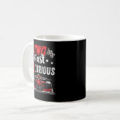 Mug Deux Fast 2 Curious racing 2e anniversaire deux ra (Devant gauche)