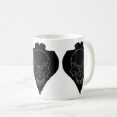 Mug Deux Filles Et Crâne (Devant droit)