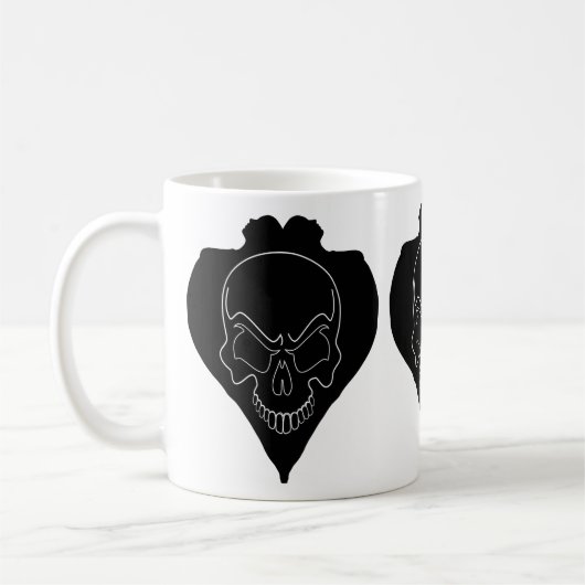 Mug Deux Filles Et Crâne (Gauche)