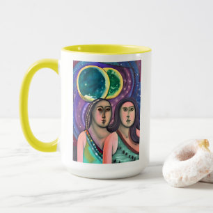 Mug Deux filles sous les lunes