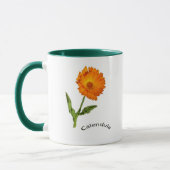 Mug - Deux fleurs de Calendula (Gauche)