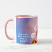 Mug Deux fleurs de Sakura éclairées au soleil (Gauche)