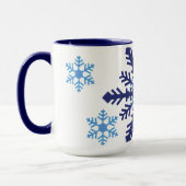 Mug Deux flocs à neige en tonalité (Gauche)