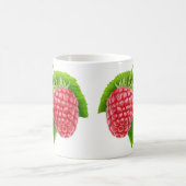 Mug Deux framboises à la feuille (Centre)