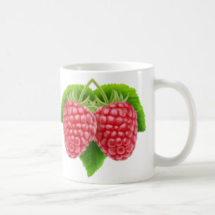 Mug Deux framboises à la feuille