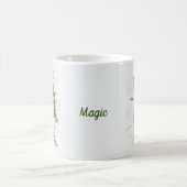 Mug Deux gens de neige aquarelle Magique scène d'hiver (Centre)