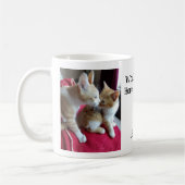 Mug Deux Ginger Cats Love, Texte Drôle, Personnalisabl (Gauche)