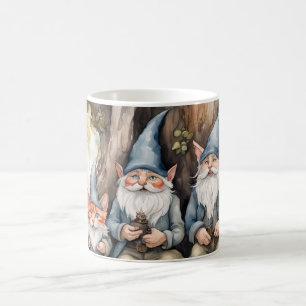Mug Deux Gnomes et un chat