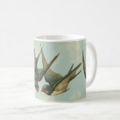 Mug Deux hirondelles Vintages (Devant droit)