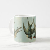 Mug Deux hirondelles Vintages (Devant gauche)