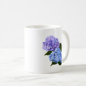 Mug Deux Hydrangea Lavender et Blue (Devant droit)