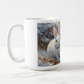 Mug Deux lapins lapins adorables Brown et blancs dans  (Gauche)