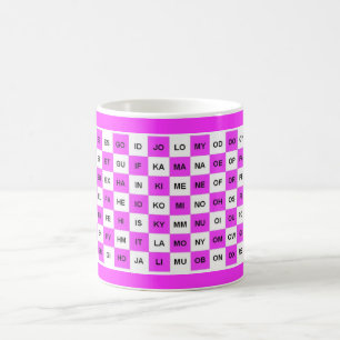 Mug Deux lettres mag en version Intl rose