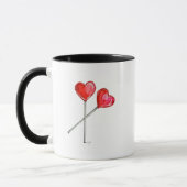 Mug Deux Lollies Coeurs (Gauche)