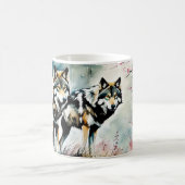 Mug Deux loups gris (Centre)