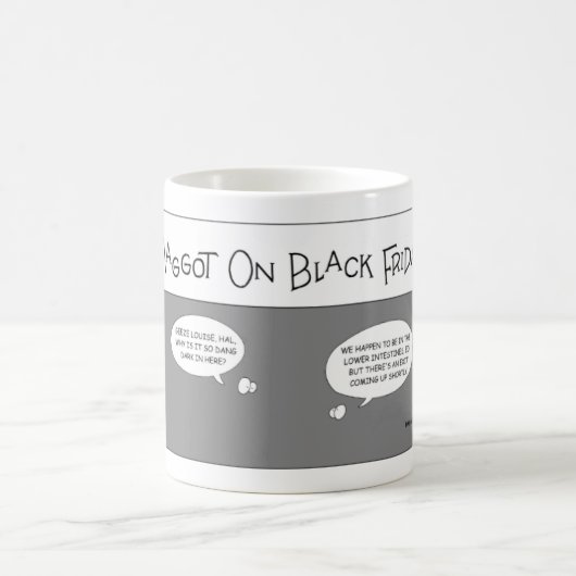 Mug Deux Maggots sur le Vendredi noir (Centre)