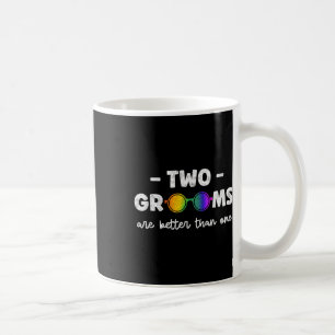 Mug Deux mariés valent mieux qu'un Tee Lgbt Gay Bachel