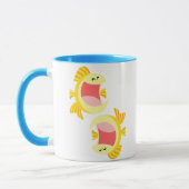 Mug Deux mignonnes boulettes de poisson cartonné (Gauche)