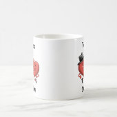 Mug Deux mignons Coeurs d'amour Valentine's (Centre)