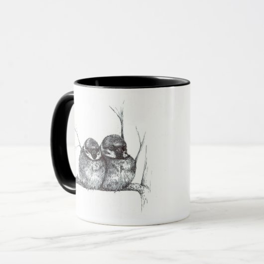 Mug Deux moineaux (Devant gauche)