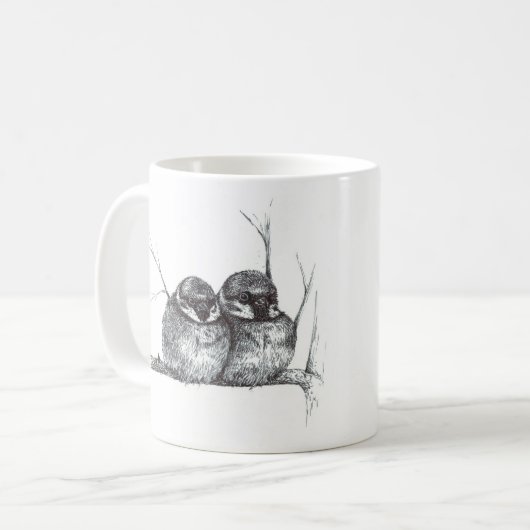 Mug Deux moineaux (Devant gauche)