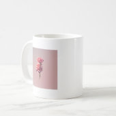 Mug Deux Œillets Roses (Devant gauche)