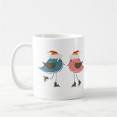 Mug Deux Oiseaux De Neige Patinage Sur Glace (Gauche)