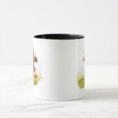 Mug Deux oiseaux étant perché sur une croix (Centre)