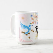 Mug Deux oiseaux majestueux (Devant gauche)