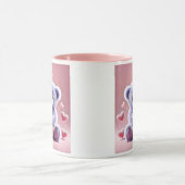 Mug Deux oursons en peluche qui se font un câlin. (Centre)