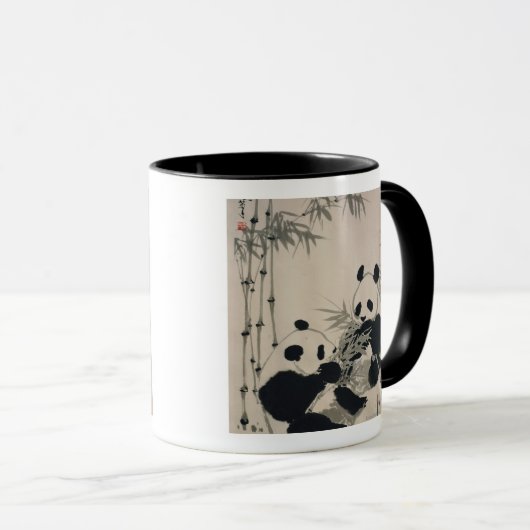 Mug Deux pandas (Devant droit)