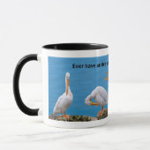 Mug Deux pélicans avec un démangeaison (Gauche)