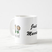 Mug Deux petites jeunes mariées mignonnes (Devant gauche)