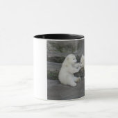 Mug Deux petits animaux d'ours blanc (Centre)