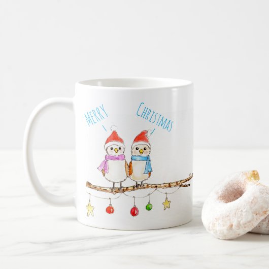 Mug Deux petits oiseaux (Avec donut)