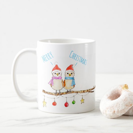 Mug Deux petits oiseaux (Avec donut)