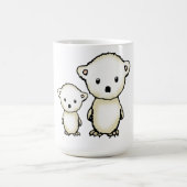 Mug Deux Petits Ours Polaires (Centre)