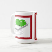 Mug Deux petits pois dans un pois (Devant gauche)